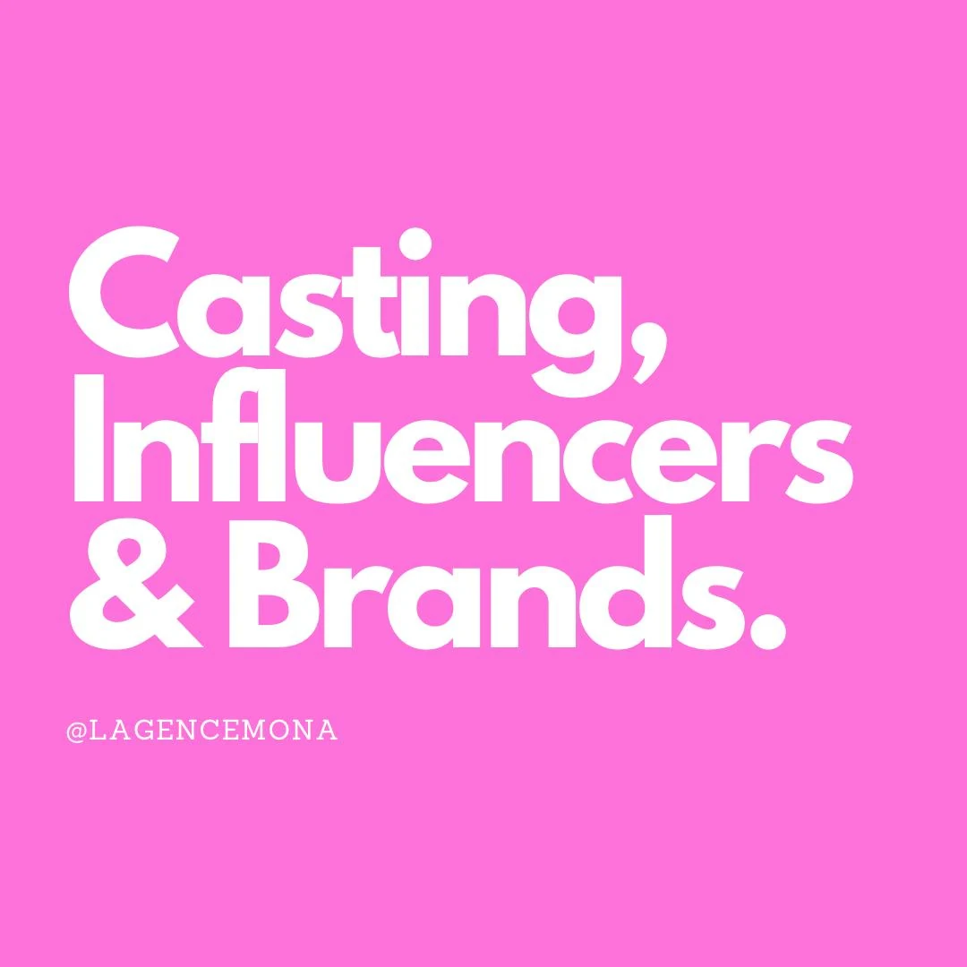 Card Mona : Casting, Influencers & Brands. @lagencemona